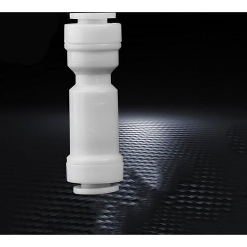 Fit 1/4" OD Tube Straight Pushfit Tube Non-Return One Way Check Valve For RO Water Filter System