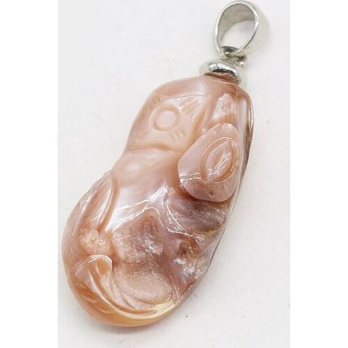 Natural Shell Pendants Necklace Accessories Specfic Shape Shell Charms For Jewelry Making Bracelet