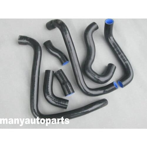 Silicone radiator hose FOR Lotus Esprits 910 2.2l SE/S4/GT3 turbo 1993-1996 94 95 96 BLACK