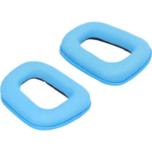 Headphone Earpad Blue Headphone Cushion Ear Pads Cover Replacement for Logitech G35 G930 G430 F450 Headset Headset Ear Pad