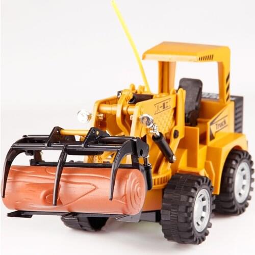 High Quality Remote Control Crane Mini RC Construction Truck Trailer Tractor 8074E Excavator Model Bulldozer Loader Engineer Car