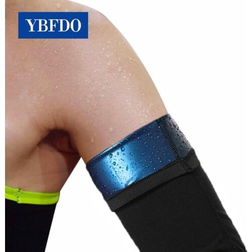 YBFDO 1Pair Womens Arms Control Shapewear Slim Armbands ion coating Thermo Arm Control Shapers Set Sweat Sauna Fitness Arm