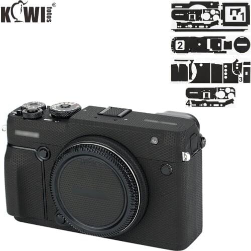 Kiwi Camera Body Sticker For Fuji Fujifilm GFX 50R Anti-Wear Protective Skin Film Kit Anti-Scratch Cover Protector Matrix Black