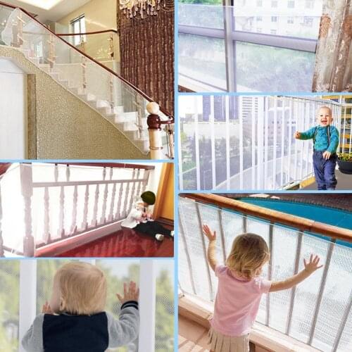 Durable Child Safety Protective Net Multipurpose Bannister Guard Deck Fence Fine Mesh for Balcony Stairs сетка J99S