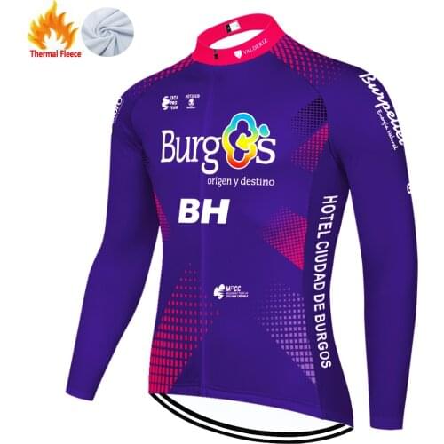 Pro team BH maillots ciclismo Winter Thermal Fleece long sleeve cycling jersey 2021 camisa ciclismo masculina