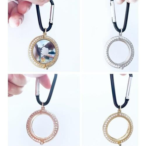 1pcs Crystal Air Tag Case For Location Tracker Keychain Airtag Holder Anti Lost Wallet Bag High Quality Airtags Cover Rhinestone