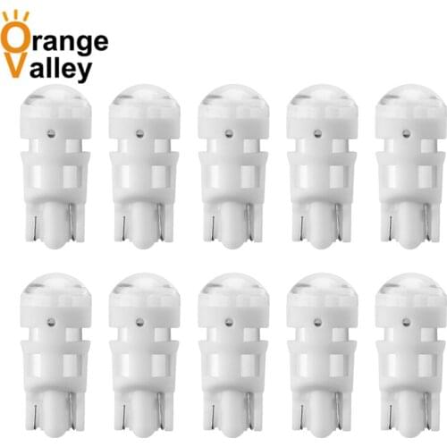 10pcs T10 W5W New High Quality Led Car Turn Side Light Marker Lamp 501 168 192 Auto Wedge Parking Bulb License Plate Lights