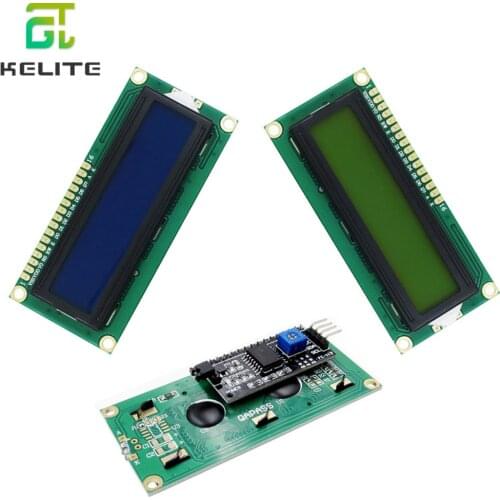10PCS LCD1602+I2C 1602 Serial Blue/Green Backlight LCD Display 2560 UNO AVR IIC/I2C for