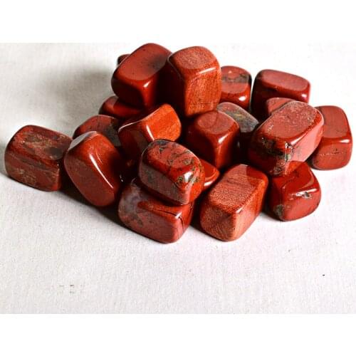 100g/lot natural red jasper crystal tumbled stone Gemstone mineral chip natural point Beads Chakra Healing Reiki Decorations