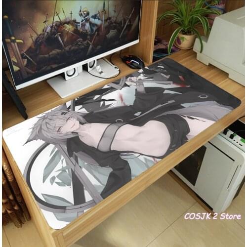 Anime Arknights Siege Surtr Saga Bagpipe Mouse Pad Thicken Laptop Gaming Mice Mat Desk Keyboard Mat Anti-Slip Playmat Otaku Gift