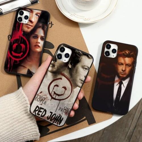The Mentalist Red John Simon Baker Phone Case for iPhone 11 12 pro XS MAX 8 7 6 6S Plus X 5S SE 2020 XR luxury design cover