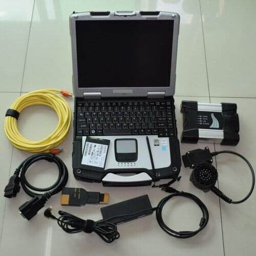 For bmw icom next with software expert mode super ssd with laptop cf30 ram 4g diagnostic for bmw ready to use full set