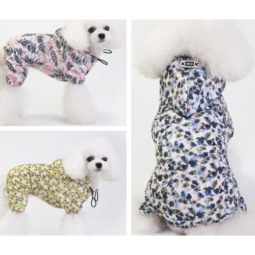 Dog Raincoat Jumpsuit Rain Coat for Dogs Pet Cloak Small and medium sized dogs Waterproof New trend Jacket