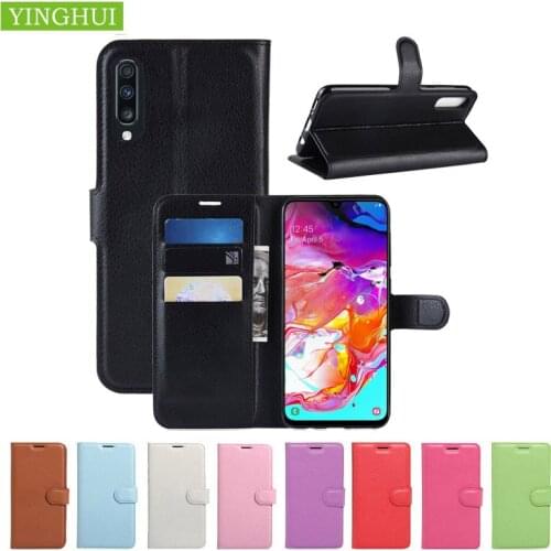For Samsung Galaxy A70 Wallet Leather Case Cover with Stand Card Phone Case Flip Cover For Samsung Galaxy A70S phone bag shell