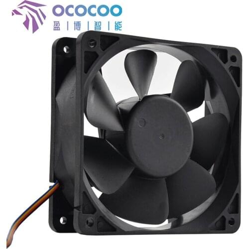 OCOCOO 12V 3000r Water Cooling Fan Cooler Silent Fan 4 Pin 120mm Pc Computer CPU System Heatsink Brushless Cooling Fan
