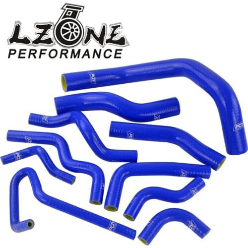 LZONE - 10PC Blue Silicone Radiator Hose Kit for Nissan Silvia 200SX 240SX S13 S14 S15 SR20DET JR-LX1602C-QY