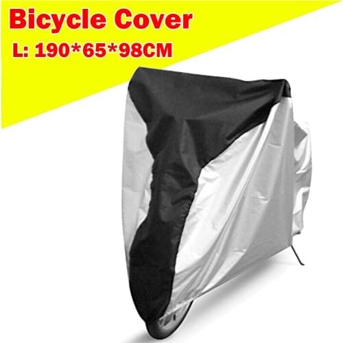 L 190T Nylon Waterproof Mountain Bike Bicycle Cycle Storage Cover 190*65*98CM with Buckle