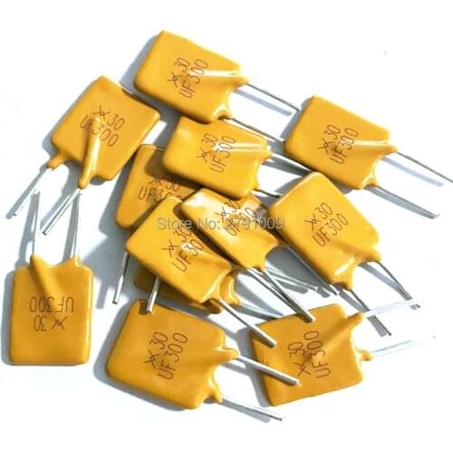50Pcs PPTC Plug In Self Recovery Fuse RUEF300 30V 3A 3000MA Insurance Pipe Protective Tube Brand New Recoverable Fuse