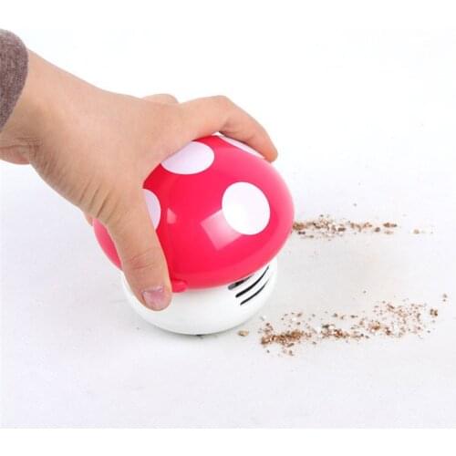 Dust Collector Mushroom Nail Manicure Polished Clamshell Particles Desktop Handheld Small Sucker Power Vacuum Cleaner