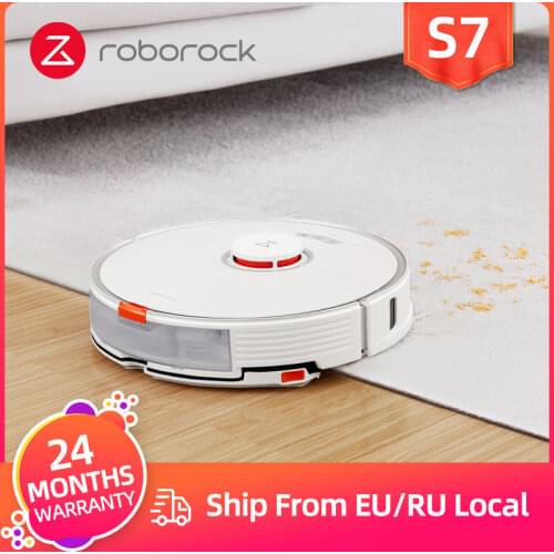 Roborock S7 Robot vacuum cleaner For Home Sonic Mopping Ultrasonic Carpet Detection Newest Version from Roborock S5 Max S6
