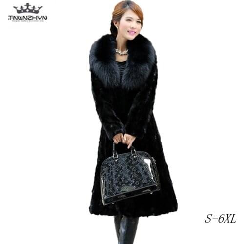 TNLNZHYN Fur Coats With Collar