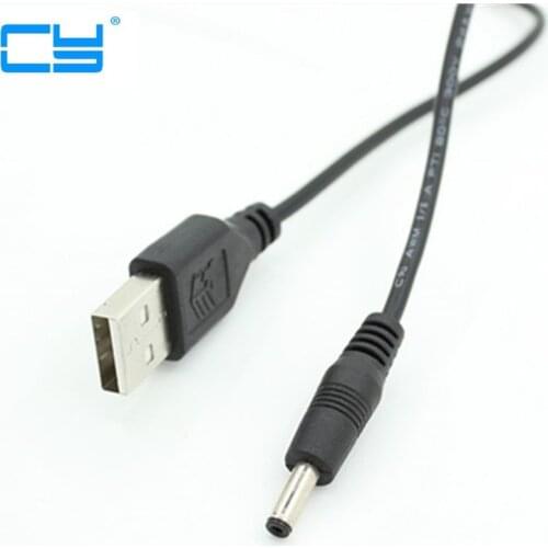 USB Port to 3.5*1.35mm 5V DC Barrel Jack Power Cable Connector