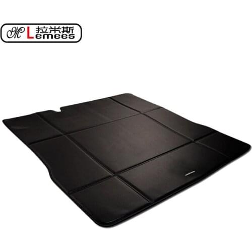 Leather PU wateproof non slip car trunk mats for Cruze Malibu Aveo high class PU leather