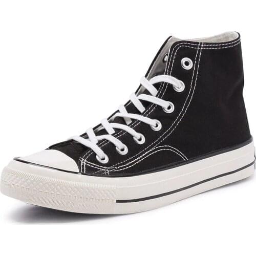 Womens canvas shoes summer fashion casual sports shoes student shoes casual high-top womens flat shoes spring and autumn