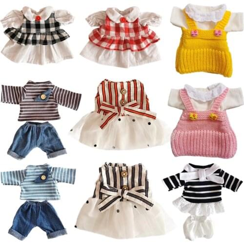 1PC Outfit Clothes for 30cm Rabbit/Cat/Bear Doll Plush Toys Beautiful Skirt Sweater Accessories for 1/6 BJD Dolls