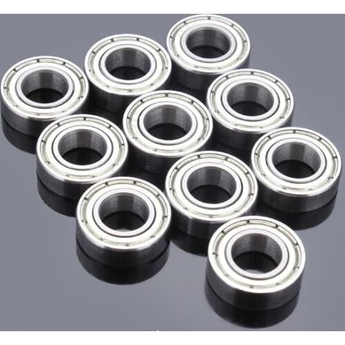 10PCS / Set Metal Ball Bearing Motor Four-Axis 625ZZ 5x16 x5mm Micro-Engine Motor Fan Bearing Steel