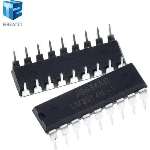 10pcs/lot LM3914N-1 LM3914N LM3914 DIP-18 LED Lighting Drivers Dot/Bar Display Dvr new original In Stock
