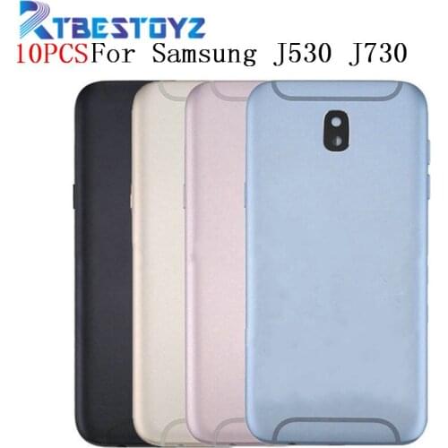 10PCS/Lot For Samsung Galaxy J5 2017 J530 J7 2017 J730 Battery Cover Back Housing J530F J730F Rear Door Case Replacement