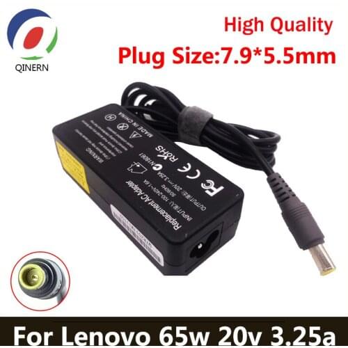 20V 3.25A 65W 7.9*5.5mm 8 pin AC Laptop Adapter For Lenovo IBM C100 C200 N200 X200 X300 R400 R500 T410 T510 V100 V200 Charger