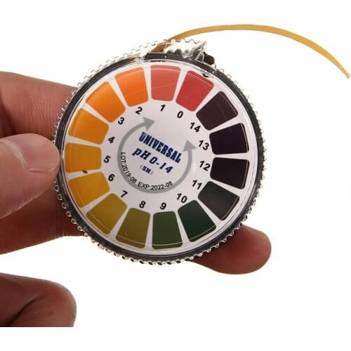 5M Alkaline Acid Indicator Meter PH Test Paper Roll 0-14 PH Meters Strip For Water Urine Saliva Soil Litmus Accurate Measuring