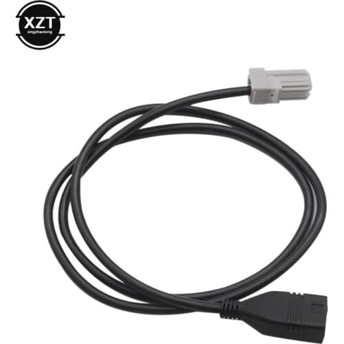 Car Aux Audio Media Wire To USB Adapter Conector For Toyota RAV4 EZ Verso Camry Auto Cables Adapters Sockets