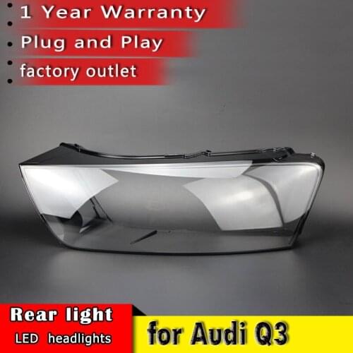 Car Styling Suitable for Audi Q5 front lampshade 10-17 new Audi Q5 large lampshade lamp cover lamp cover lamp cover