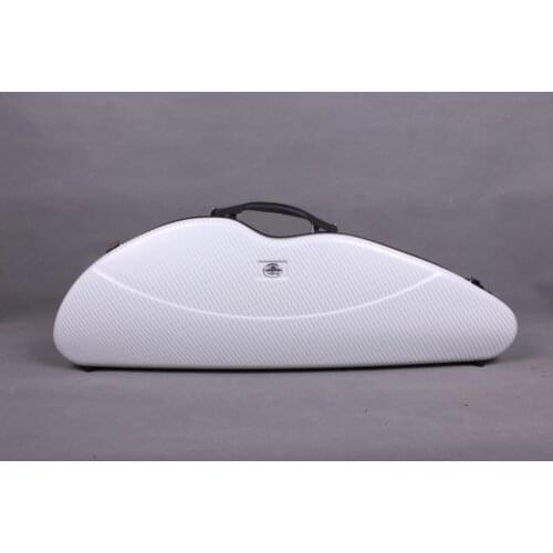 White 4/4 Violin Case Mixed carbon fiber durable strong color yinfente