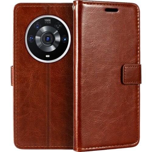 Case For Huawei Honor Magic 3 Pro Wallet Premium PU Leather Magnetic Flip Case Cover With Card Holder For Huawei Honor Magic 3