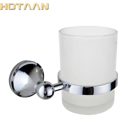 Cup & Tumbler Holders Retro Brass Material Wall Mounted Bathroom Accessory Product Gold Color Flower Carved Cup Holder YT-12997