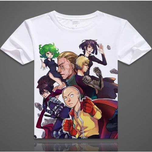 ONE PUNCH-MAN T-shirts Anime Saitama Printed T Shirts Short Sleeve Tees tatsumaki Casual Summer Tops