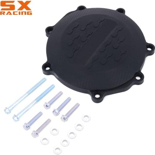 Motorcycle Black Engine Accessories Clutch Cover Guard Cap Protector For YAMAHA YZ450F 2010-2017 WR450F YZ450FX 2016-2017
