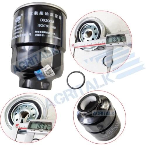 Spin-on fuel filter DX200M for fork lift Hangzhou,Heli, Longgong,Liugong etc