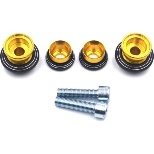 10mm Frame Sliders Screw Swingarm Spools Slider For KAWASAKI ER6N Z750 Z750R Z250 NINJA 250 300 Z1000 1000 Versys ZX6R Z800 Z900