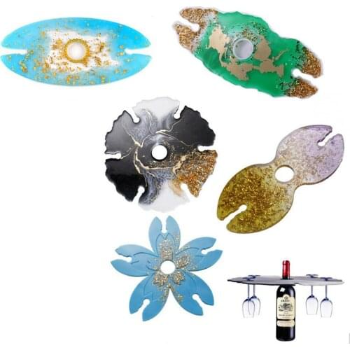 Wine cup rack Silicone Mold epoxy resin mold making Home Accessories Decoration Craft Resin Art Ornaments handmade tool