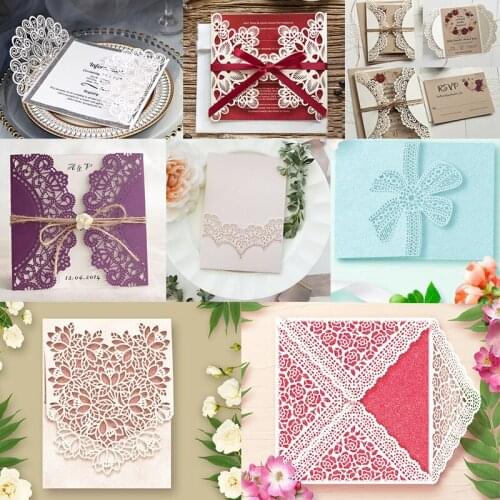 Wedding Circle Lace Bow Metal Steel Cutting Dies Stencils for Scrapbooking Card Making 2019 New Etched Embossing Die Cuts