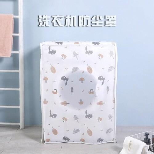 Waterdichte Case Wasmachine Beschermende Stof Zonnebrandcrème Stofdicht Cover Wasmachine Cover Peva Gedrukt