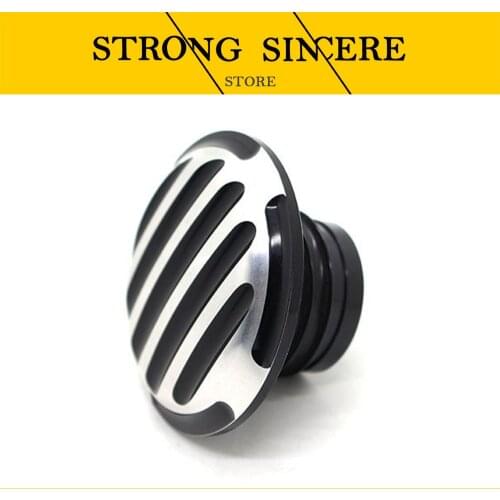 Motorcycle Parts CNC Fuel Gas Fences Tank Cap Cover For Harley Sportster XL883 1200 Dyna Softail FXD FLSTF FLHR FLST 96-UP