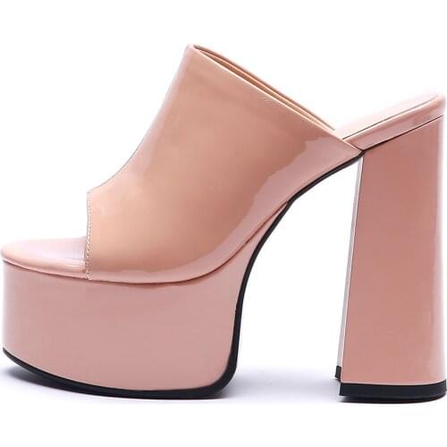 GIGIFOX Luxury Brand Shoes Woman Snake Veins Genuine Leather High Heels Summer Elegant Mules Pumps Party Slipper