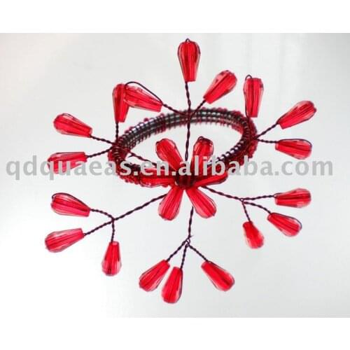 Aliexpress acrylic napking ring with polybag