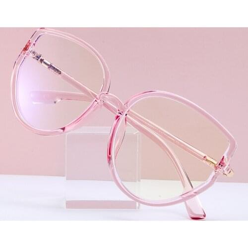 Anti Blue Light Glasses Blocking Filter Cat Eye Quality Eyewear Strain Clear Gaming Computer Oversized Blinkers Eyeglasses